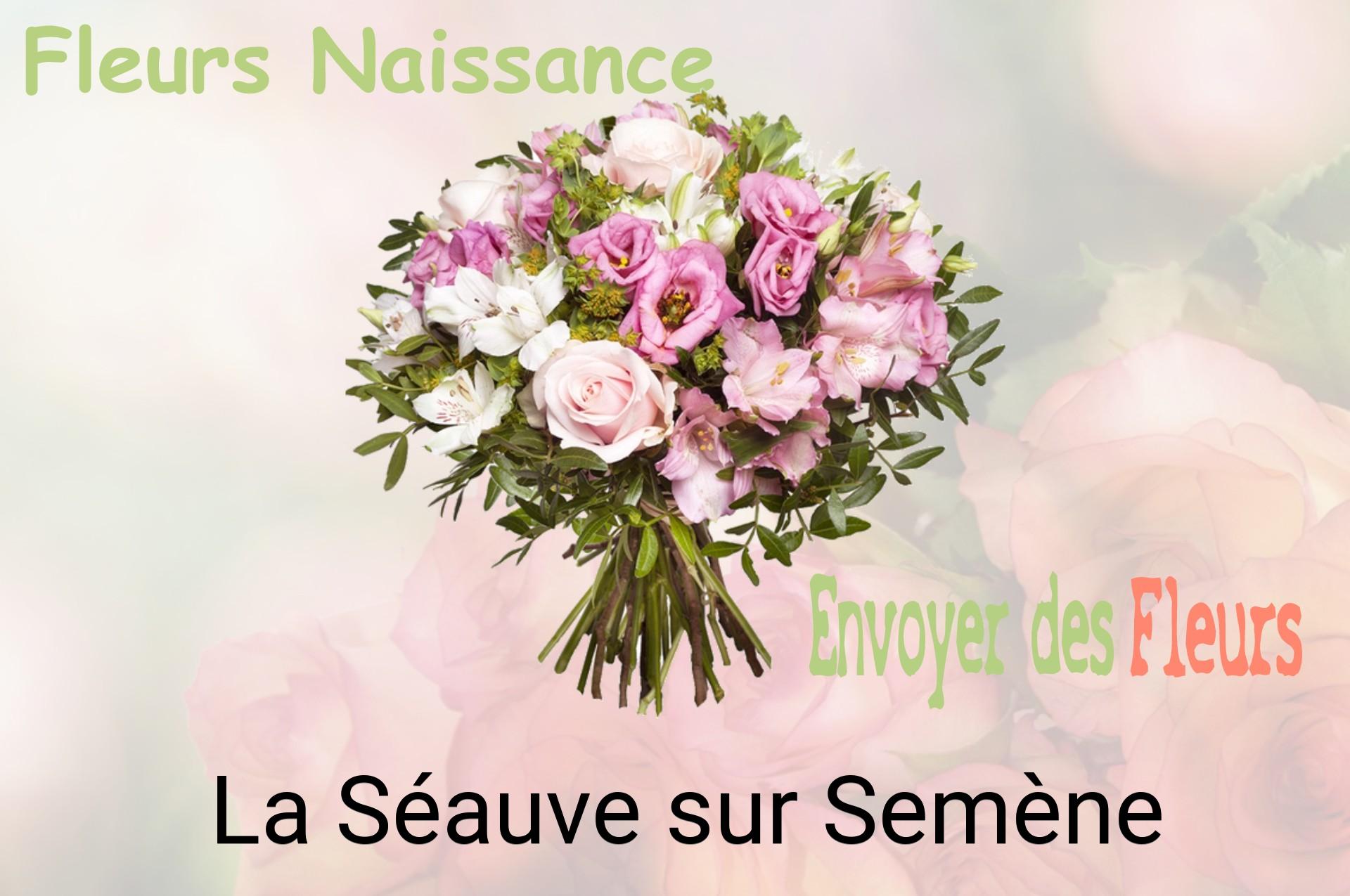 Bouquet de fleurs de naissance livré à La Séauve-sur-Semène